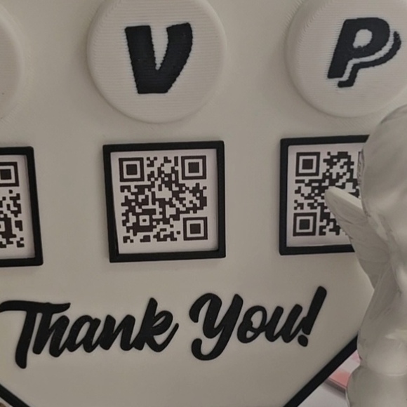 Qr Code Display Sign 3d Printed - Picture 3 of 3